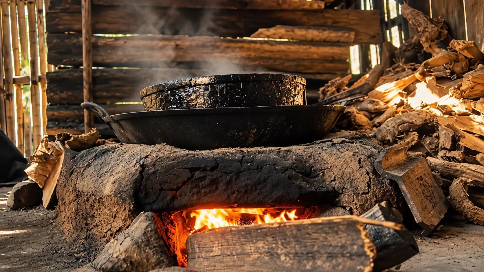 Coconut sap cooking